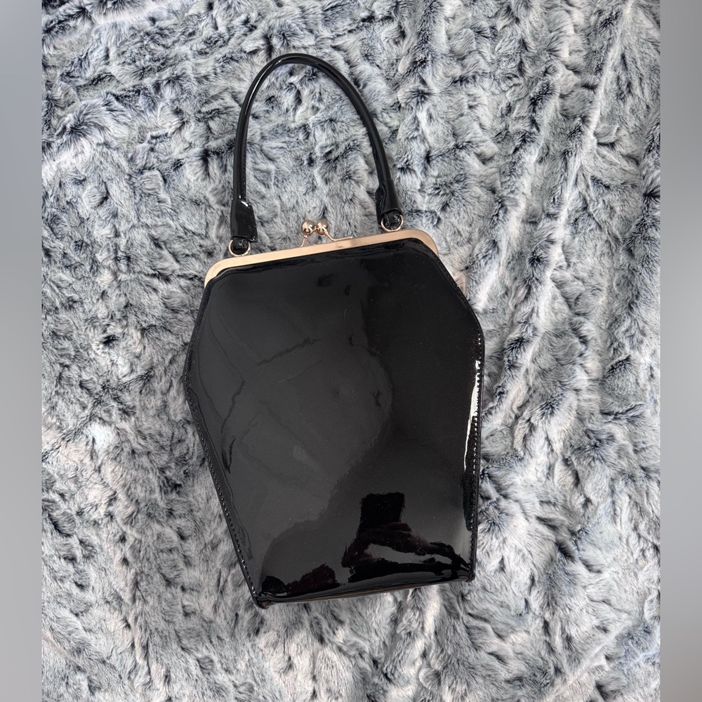 Black Coffin Purse